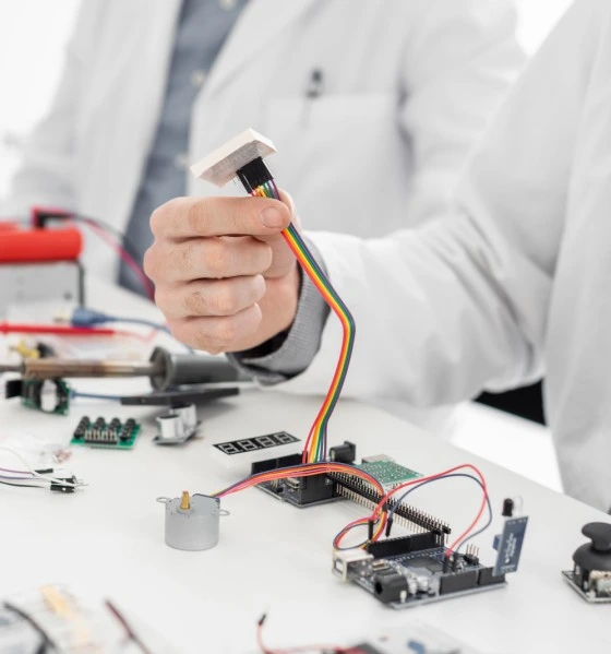 Laboratory testing of an electronic device